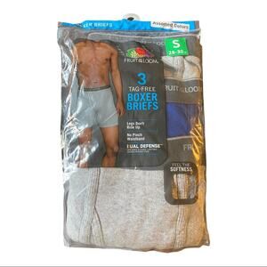 Fruit Of The Loom Tag Free Boxer Briefs Size Small 28-30”